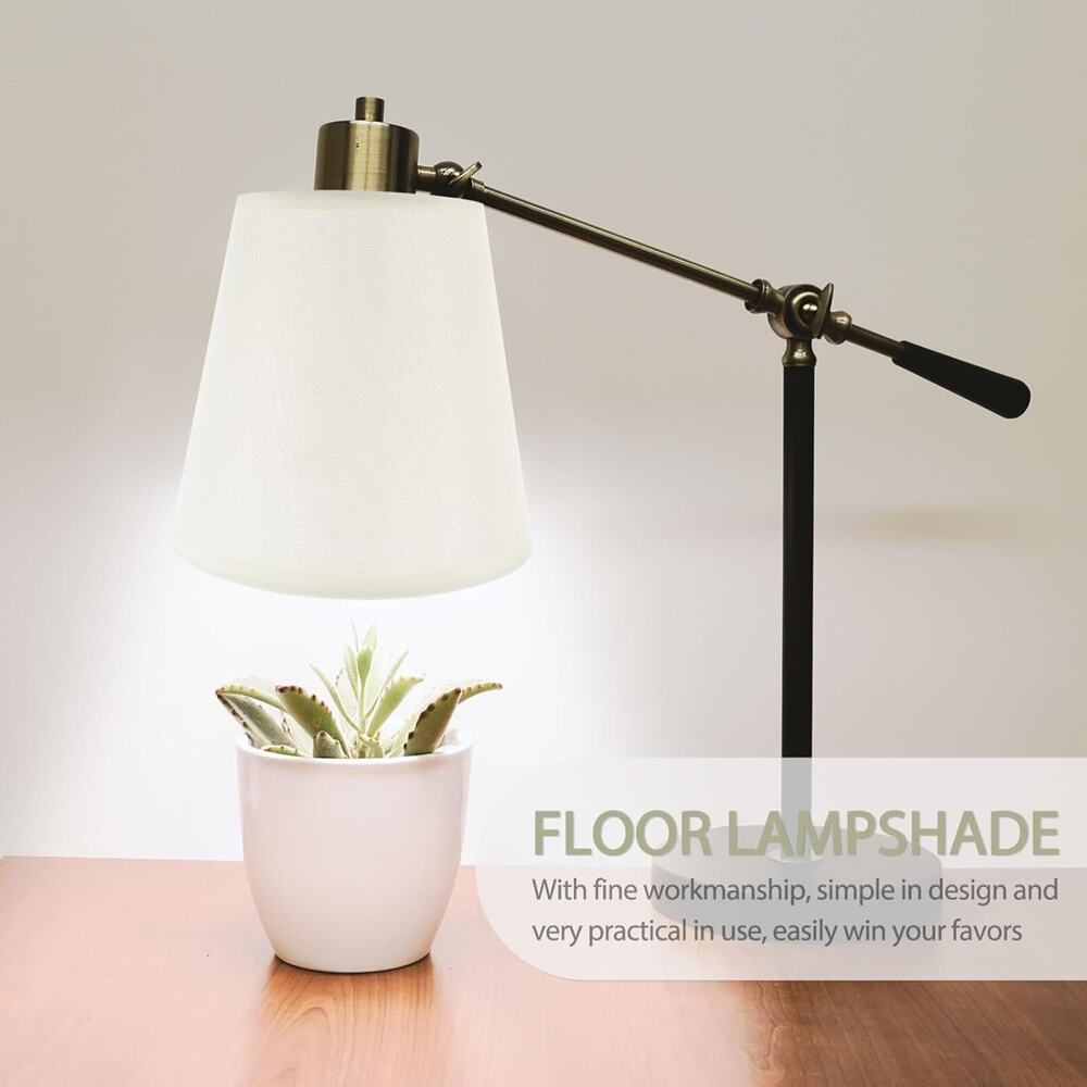 Clip-on Fabric Lampshade 5.12 Inch Small Cloth Lamp Shade